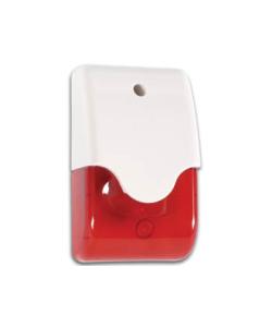 SIRENA Y ESTROBOSCOPIO ROJO EN CAJA MAS LED